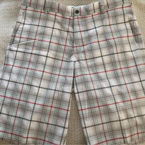 Nike Plaid Golf Shorts Size 36